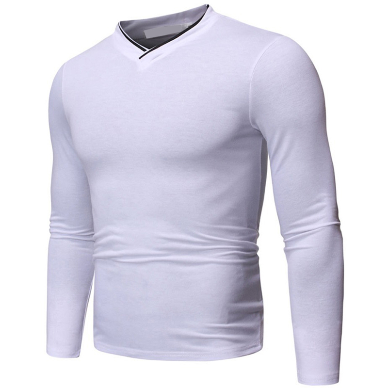 Grey V-Neck T-Shirt