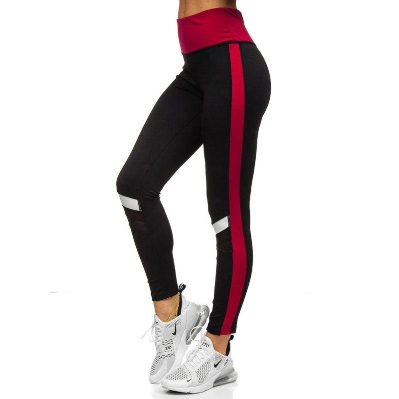 Women Black Patchwork Tracksuits