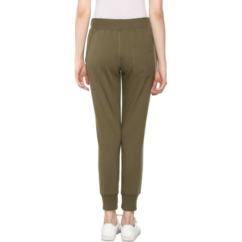 Green Sli Fit Running Jogger Pants
